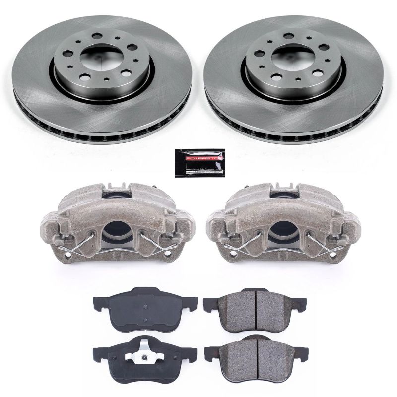PSB Autospecialty Kit w/Cals - Power Stop 01-07 Volvo S60 Front Autospecialty Brake Kit w/Calipers