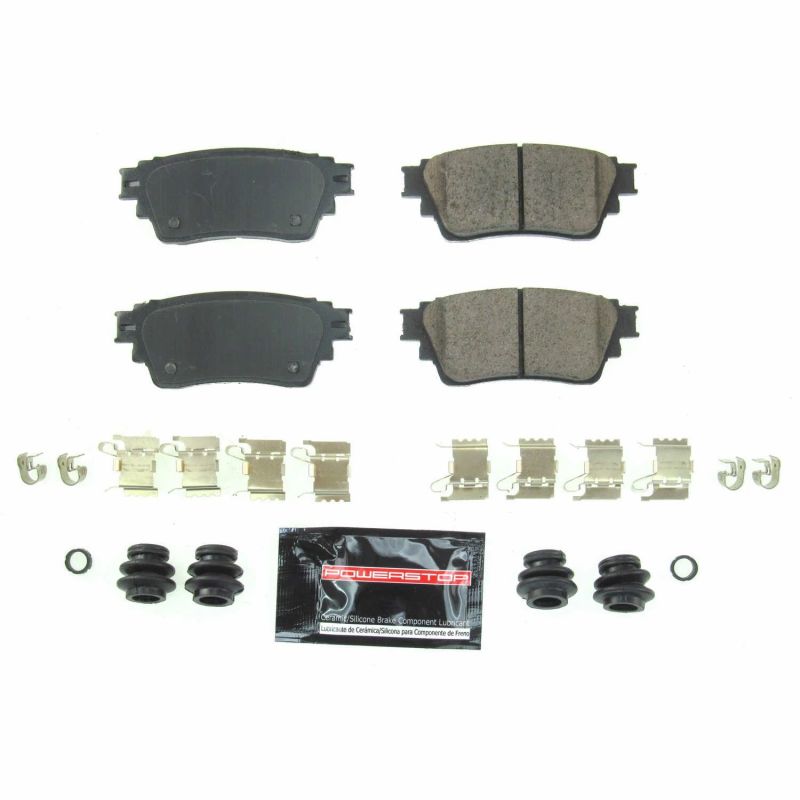 PSB Z23 Evolution Brake Pads - Power Stop 2019 Mitsubishi Eclipse Cross Rear Z23 Evolution Sport Brake Pads w/Hardware
