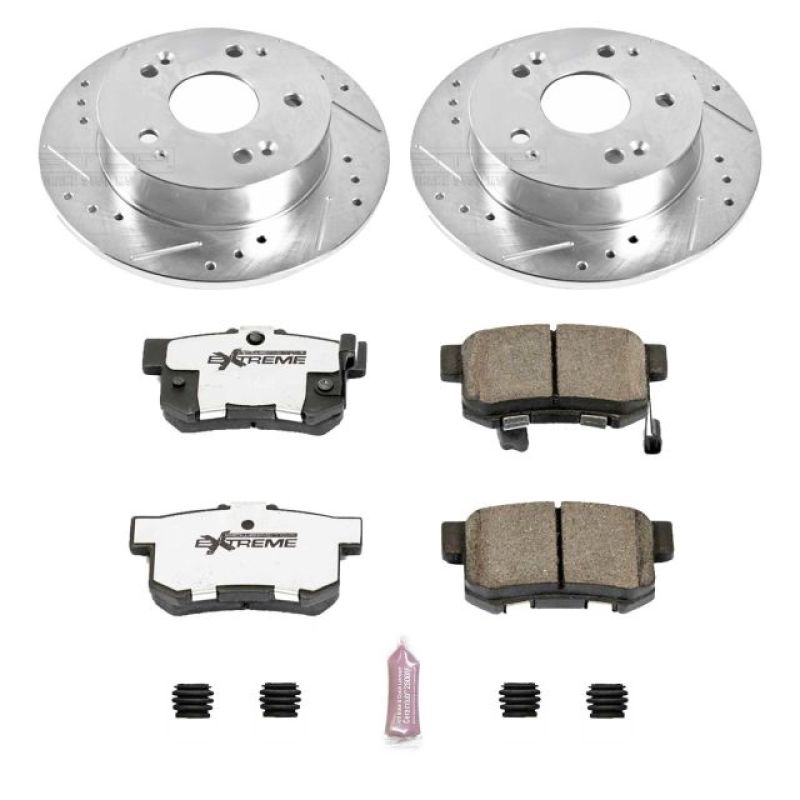 PSB Z26 Street Warrior Kit - Power Stop 97-01 Acura Integra Rear Z26 Street Warrior Brake Kit