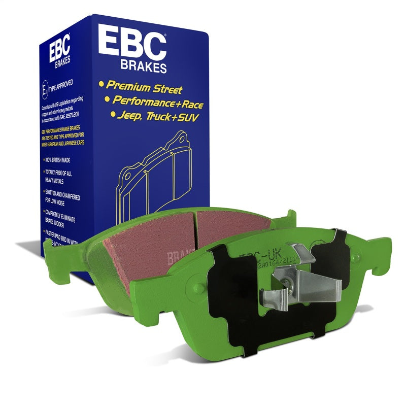 EBC Greenstuff Brake Pad Sets - EBC 12+ Ford Focus 2.0 Turbo ST Greenstuff Front Brake Pads