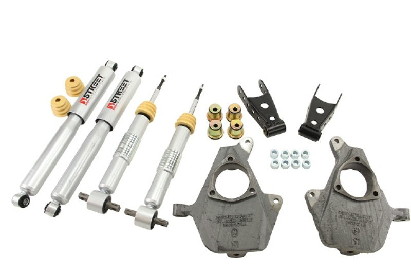 BT Lower Kit w SP Shocks - Belltech LOWERING KIT 2014 Silverado/Sierra All Cabs 2WD 2in Front/2in or 3in Rear w/ Street Shocks
