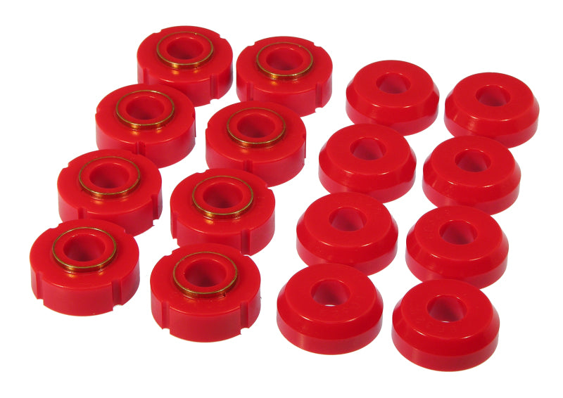 PRO Body/Subframe Bush - Red - Prothane 66-77 Ford Bronco Body Mount - Red