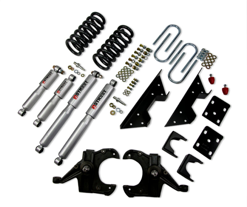 BT Lower Kit w SP Shocks - Belltech LOWERING KIT WITH SP SHOCKS