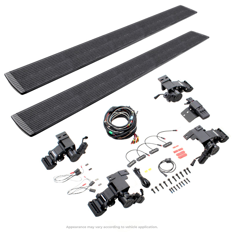 GOR RealTruck VoltStep Running Boards - RealTruck 21-24 Ford Bronco 4dr VoltStep Electric Running Board Kit (No Drill) - Bedliner Coating