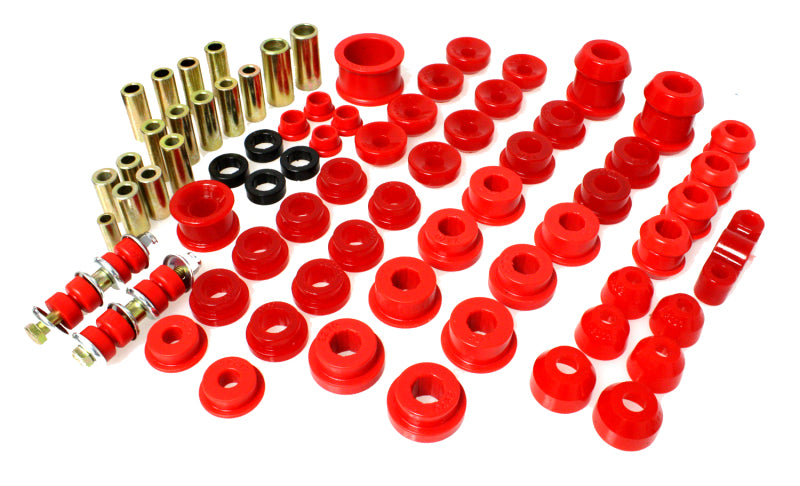 ES Hyper-Flex Sets - Red - Energy Suspension 92-95 Honda Civic/CRX / 93-97 Honda Del Sol (including VTEC) Red Hyper-Flex Master