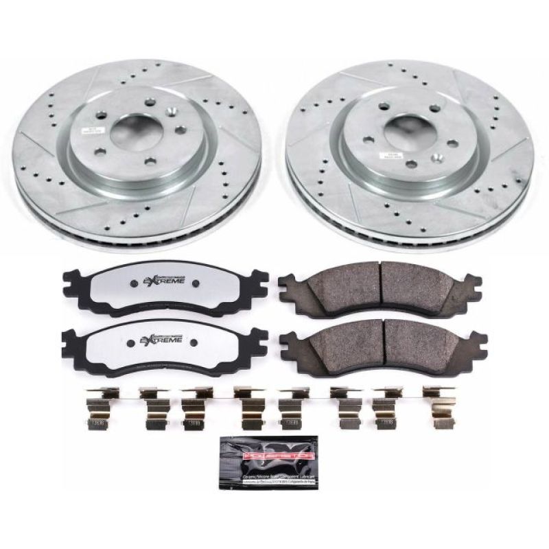 PSB Z36 Truck & Tow Kit - Power Stop 11-12 Ford Taurus Front Z36 Truck & Tow Brake Kit