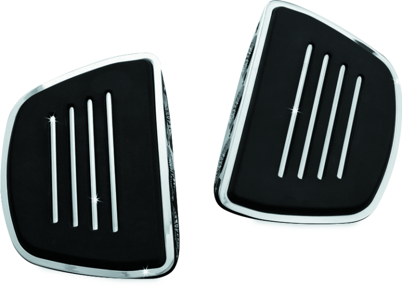 KUR Mini Boards B - Kuryakyn Premium Mini Board Without Male Mount Adapter Chrome