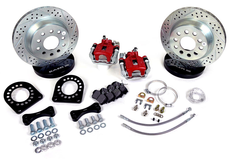 BAE Classic Series Brake Kits - Baer Brakes GM 10/12 Bolt (BIH/BOA) Small Car Rear Ends 11.65in Classic Series Rear Brake Kit - Rear