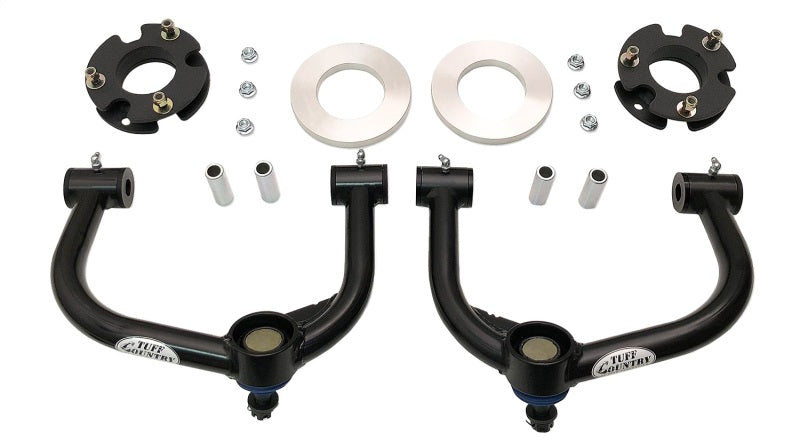 TUF Front Lift Kits - Tuff Country 21-23 Ford F-150 4x4 3in Front Lift Kit w/Ball Joint Upper Control Arms