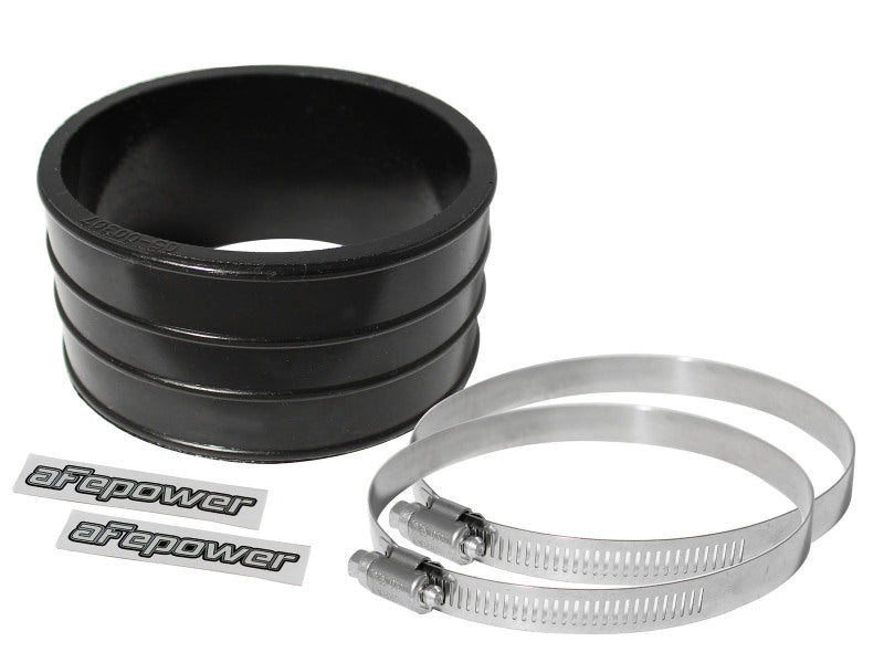 AFE Elbow Reducing Couplers - aFe Magnum FORCE Intake Coupling Kit (3-1/2 IN ID x 2 IN L) Straight Coupler - Black