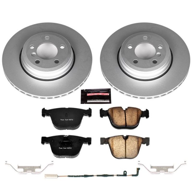 PSB Z23 Evolution Coated Kit - Power Stop 02-05 BMW 745i Rear Z23 Evolution Sport Coated Brake Kit