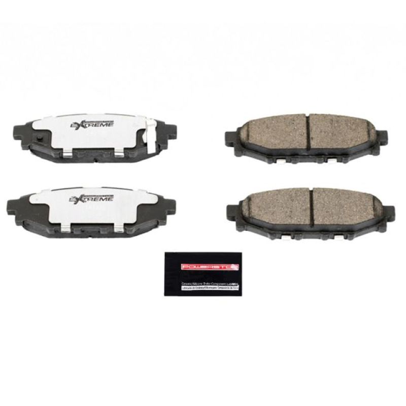 PSB Z26 Extreme Brake Pads - Power Stop 13-16 Subaru BRZ Rear Z26 Extreme Street Brake Pads w/Hardware