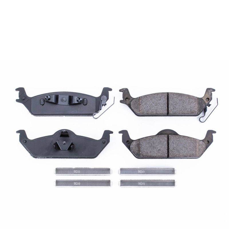 PSB Z17 Evolution Brake Pads - Power Stop 03-04 Dodge Dakota Rear Z17 Evolution Ceramic Brake Pads w/Hardware