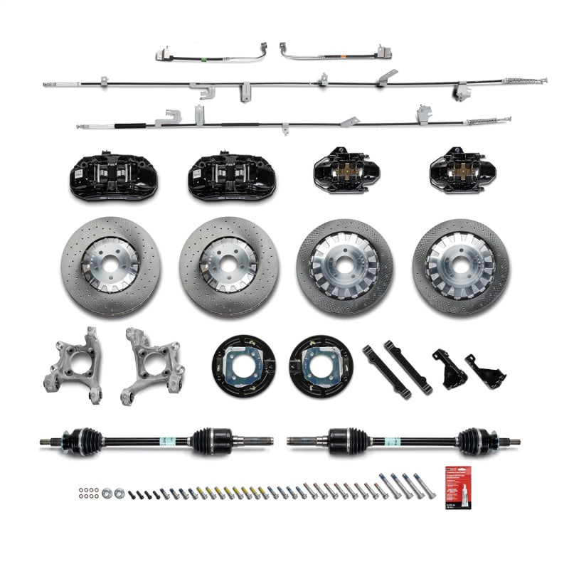 FR Brake Upgrade Kits - Ford Racing 15-21 Mustang GT/ 2.3L EcoBoost GT350R Brake Upgrade Kit - Black