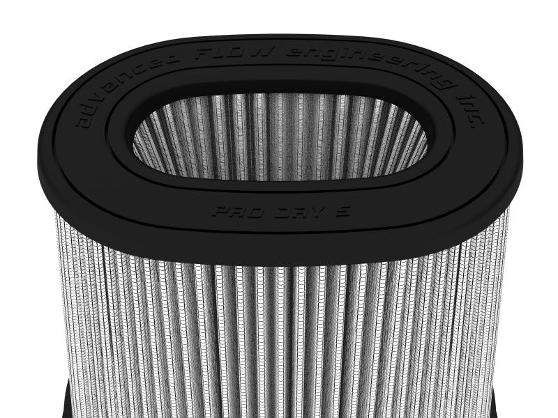 AFE Universal Pro Dry S Filter - aFe MagnumFLOW Pro DRY S Replacement Filter F-(7x4.75) B-(9x7) Inverted x T-(7.25x5) Inverted x H-8