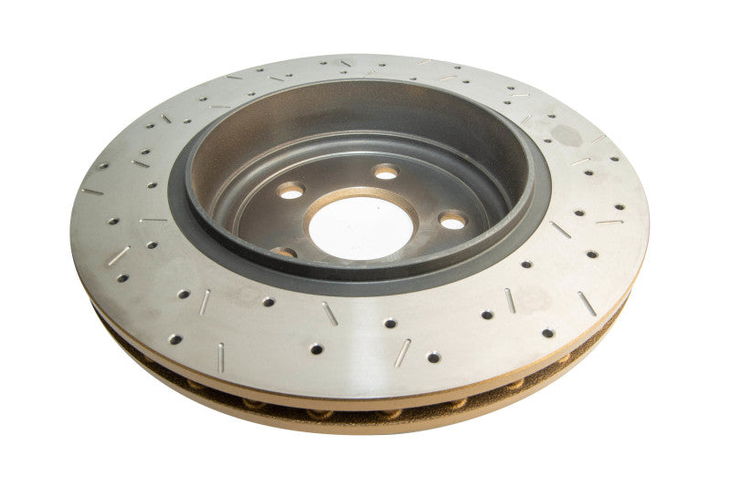 DBA 4000 Slot&Drill Rotors - DBA 12-19 Jeep Grand Cherokee SRT8 Rear Drilled & Slotted 4000 XS Series Rotor
