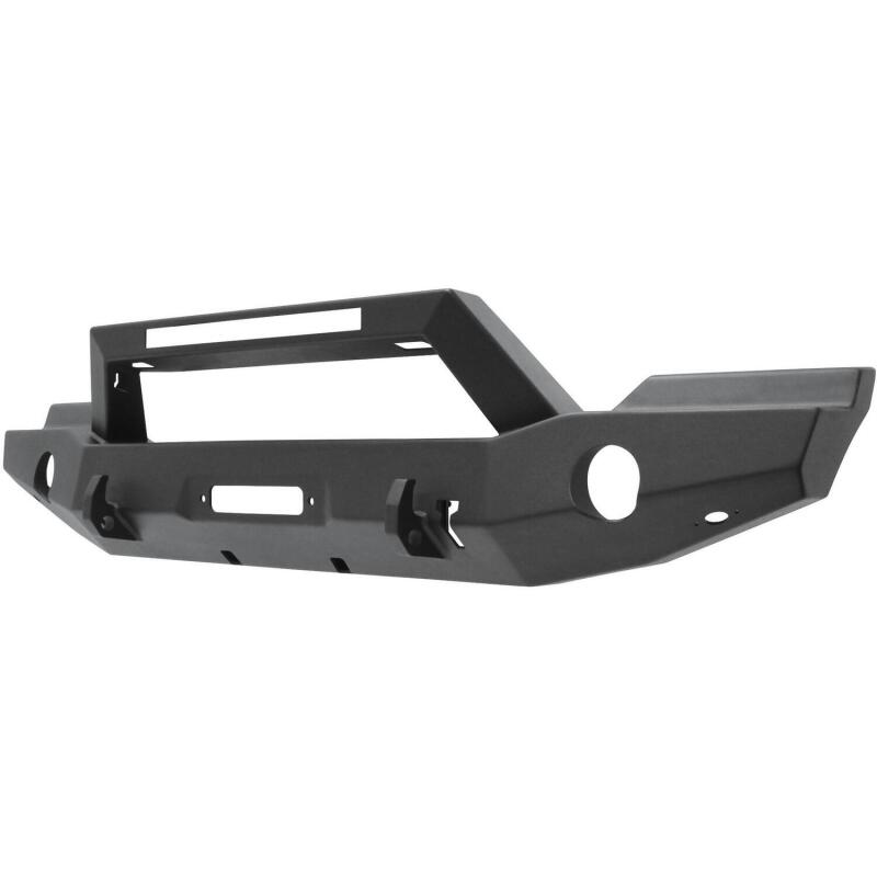 WES WJ2 Bumpers - Westin 07-18 Jeep Wrangler JK WJ2 Full Width Front Bumper w/LED Light - Tex. Blk