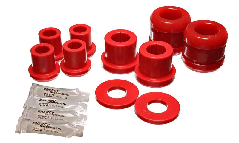 ES Cntrl Arm Bushings - Red - Energy Suspension 04-07 Mazda RX8 Red Front Control Arm Bushing Set
