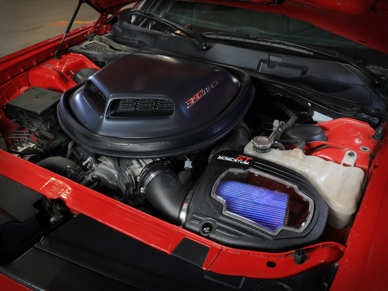 AFE Momentum GT Cold Air Intakes - aFe Momentum GT Pro 5R Intake System 11-23 Dodge Challenger V8-6.4L HEMI w/Shaker Hood