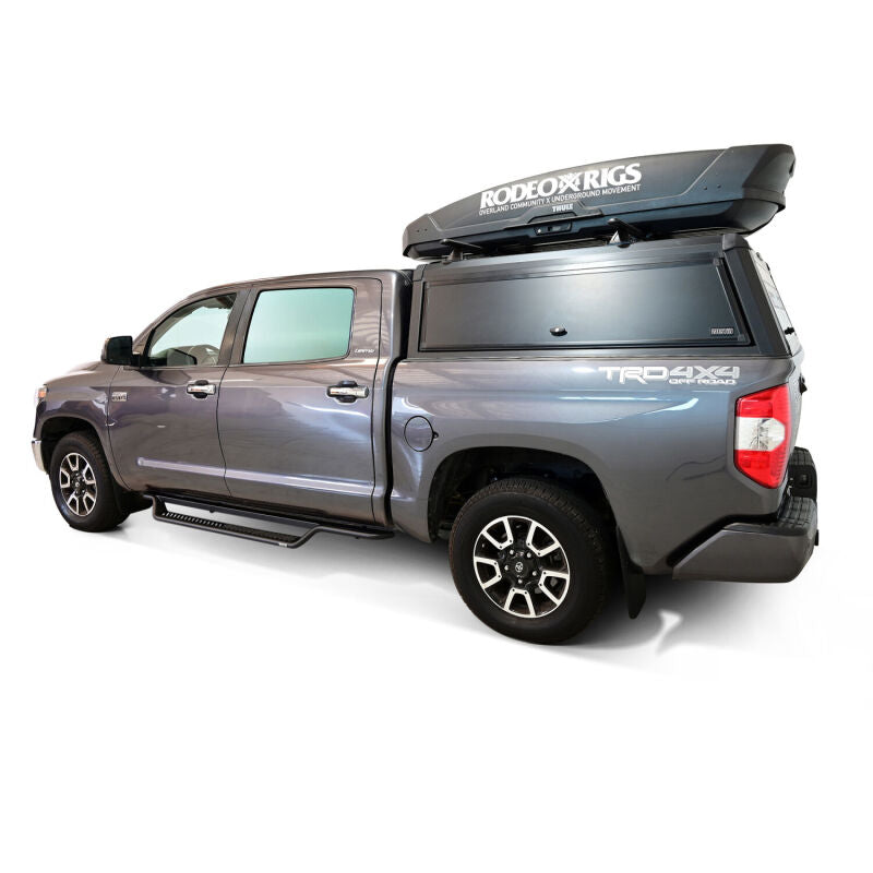 WES Running Boards - Outlaw - Westin 07-21 Toyota Tundra CrewMax Cab Outlaw Drop Running Boards - Tex. Blk