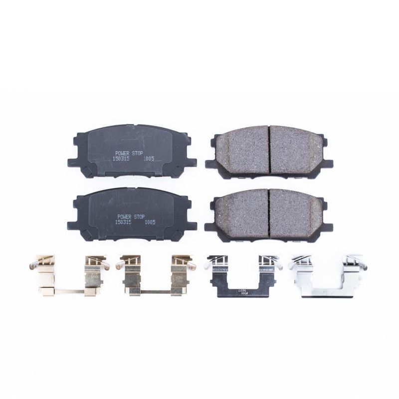 PSB Z17 Evolution Brake Pads - Power Stop 04-06 Lexus RX330 Front Z17 Evolution Ceramic Brake Pads w/Hardware