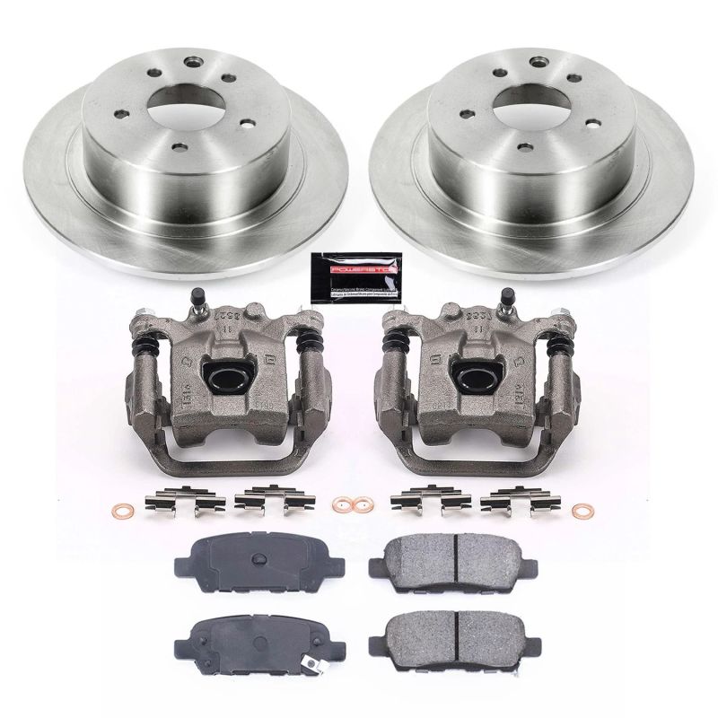 PSB Autospecialty Kit w/Cals - Power Stop 07-10 Nissan Sentra Rear Autospecialty Brake Kit w/Calipers