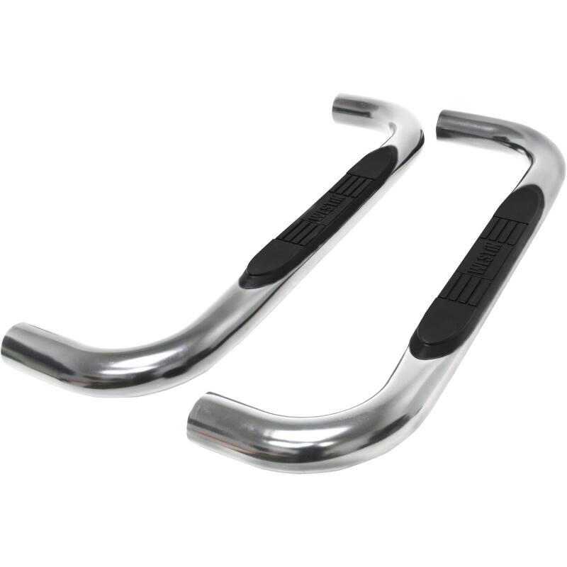 WES Nerf Bars - E-Series 3 - Westin 19-20 Chevy/GMC Silverado/Sierra 1500 Regular Cab E-Series 3 Nerf Step Bars - Stainless Steel