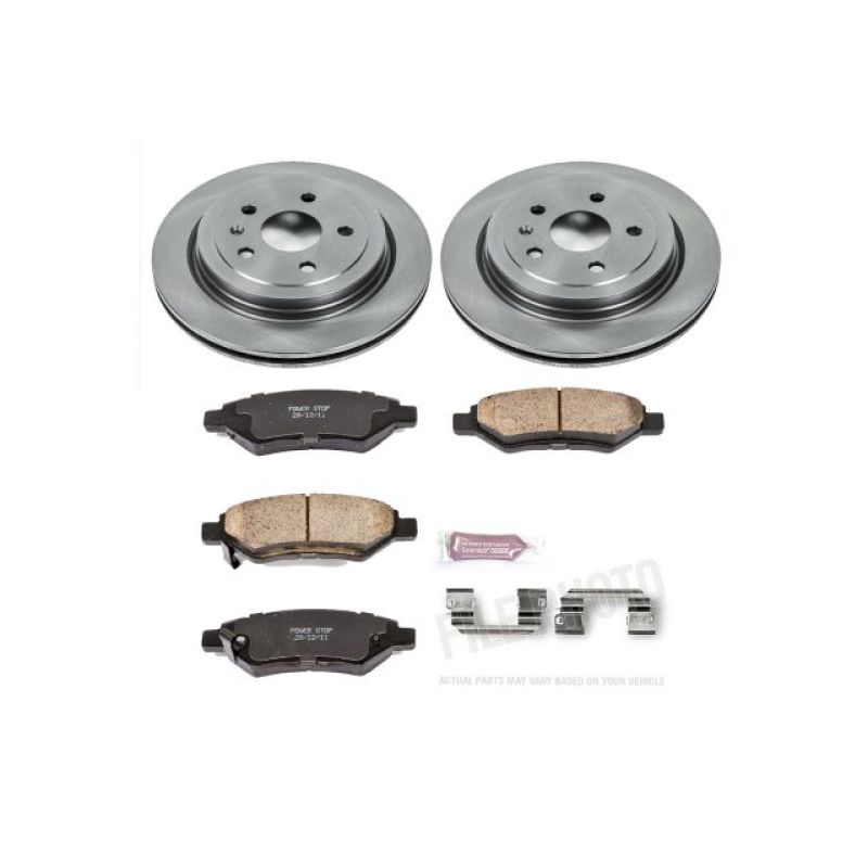 PSB Autospecialty Kit - Power Stop 08-14 Cadillac CTS Rear Autospecialty Brake Kit