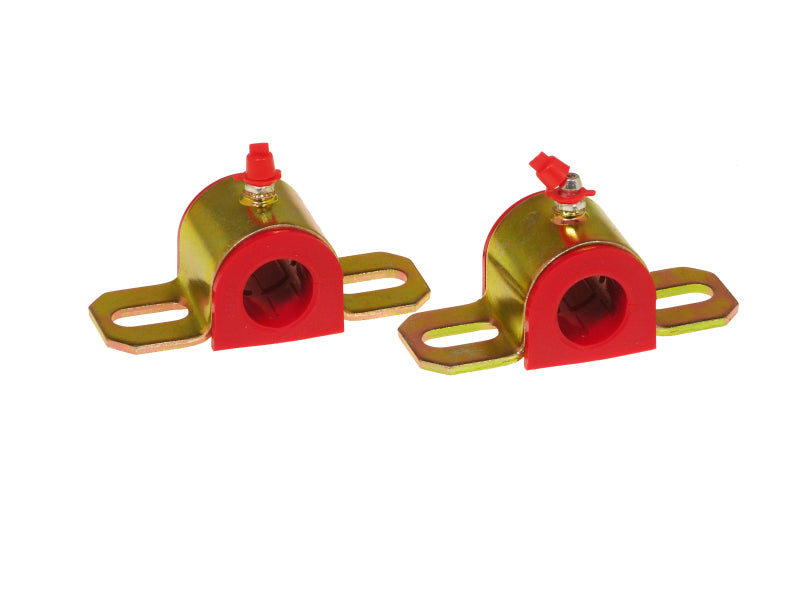 PRO Sway/End Link Bush - Red - Prothane Universal Greasable Sway Bar Bushings - 13/16in - Type A Bracket - Red