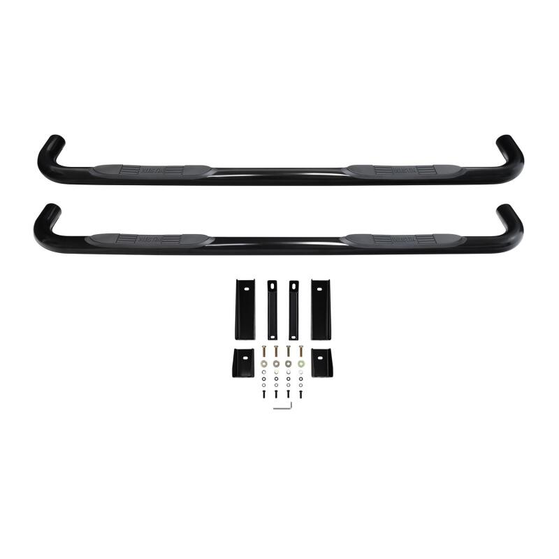 WES Nerf Bars - E-Series 3 - Westin 2019 Chevrolet Silverado/Sierra 1500 Crew Cab E-Series 3 Nerf Step Bars - Black