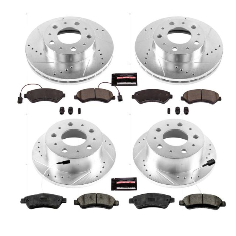 PSB Z23 Evolution Kit - Power Stop 14-19 Ram ProMaster 1500 Rear Z23 Evolution Sport Brake Kit
