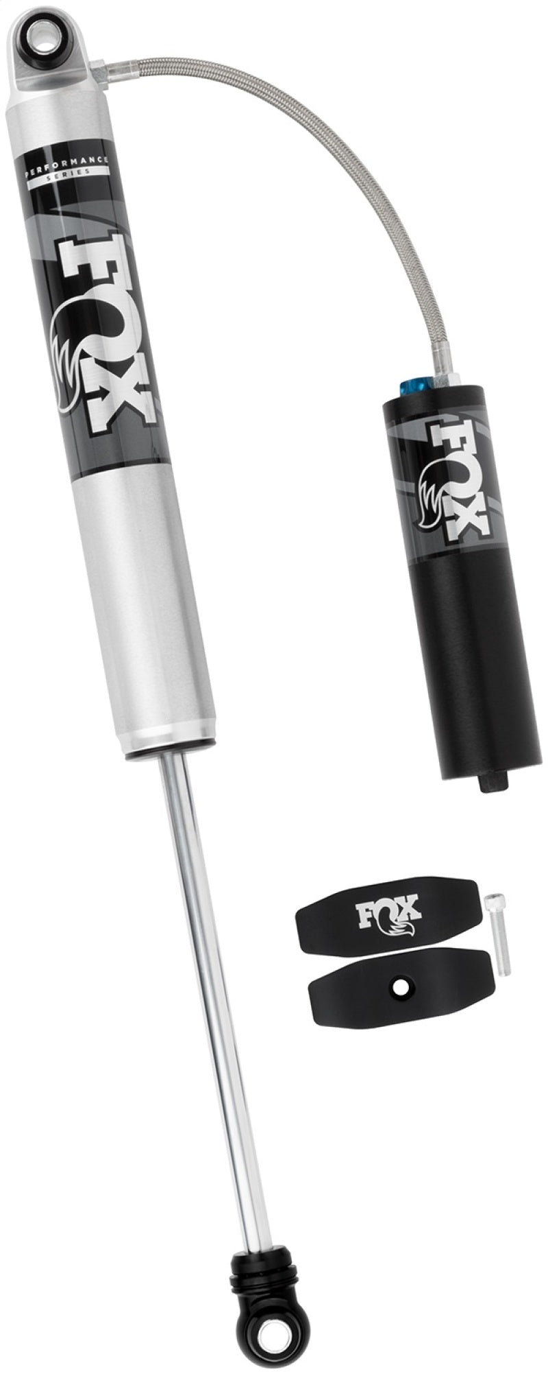 FOX 2.0 Perf Shock - Fox 2.0 Performance Series STD Travel Eyelet Ends R/R 8.6in Smooth Body Reservoir Shock - CD Adj.