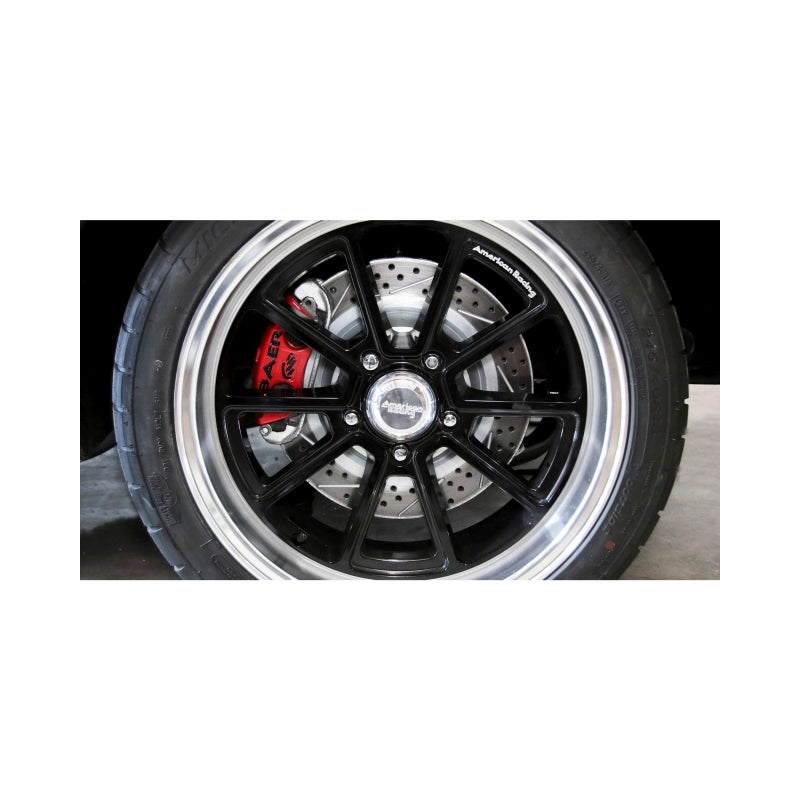 BAE Classic Series Brake Kits - Baer Brakes 78-88 GM Malibu/El Camino/Monte Carlo/Regal 13in Classic Series Front Brake Kit - Red