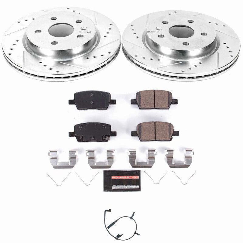 PSB Z23 Evolution Kit - Power Stop 2020 Cadillac CT6 Rear Z23 Evolution Brake Kit