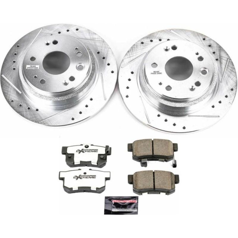 PSB Z26 Street Warrior Kit - Power Stop 02-04 Acura RL Rear Z26 Street Warrior Brake Kit