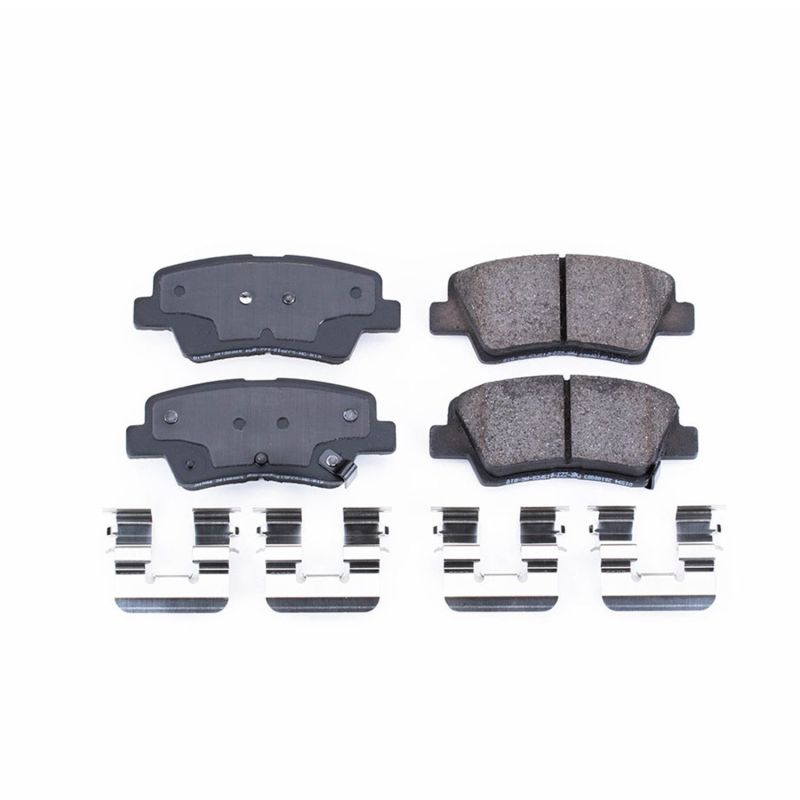 PSB Z17 Evolution Brake Pads - Power Stop 13-16 Hyundai Elantra GT Rear Z17 Evolution Ceramic Brake Pads w/Hardware