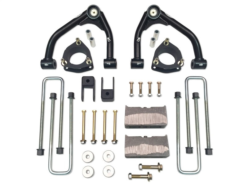 TUF Lift Kits - Tuff Country 14-18 Silverado 15 4wd 4in Uni-Ball Lift Kt (Alum/Stmp 2 Pc Stl Up Cntrl Arm No Shocks)