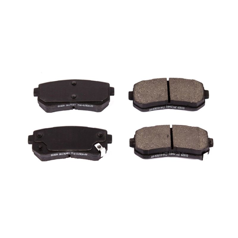PSB Z16 Evolution Brake Pads - Power Stop 17-19 Hyundai Sonata Rear Z16 Evolution Ceramic Brake Pads