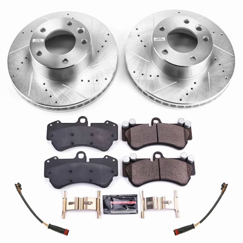 PSB Z23 Evolution Kit - Power Stop 17-18 Mercedes-Benz G550 4x4 Front Z23 Evolution Sport Brake Kit