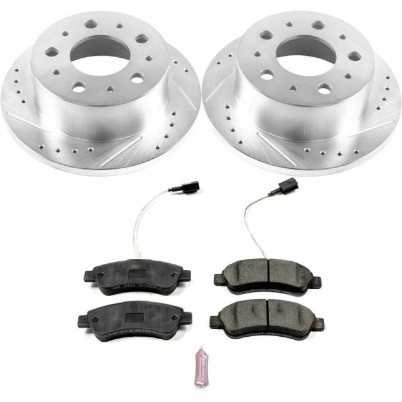 PSB Z36 Truck & Tow Kit - Power Stop 14-19 Ram ProMaster 1500 Rear Z36 Truck & Tow Brake Kit