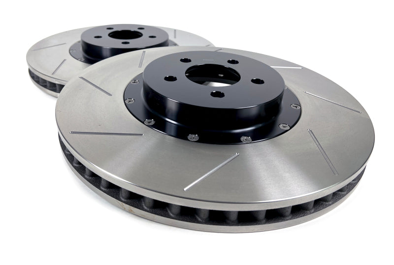 BAE Eradispeed Rotors - Baer Brakes 24-26 Ford Mustang EradiSpeed+ Front 2-piece Performance Slotted Brake Rotors