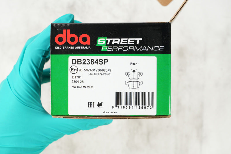 DBA SP Performance Brake Pads - DBA Volkswagen Golf (MK7) SP Performance Rear Brake Pads