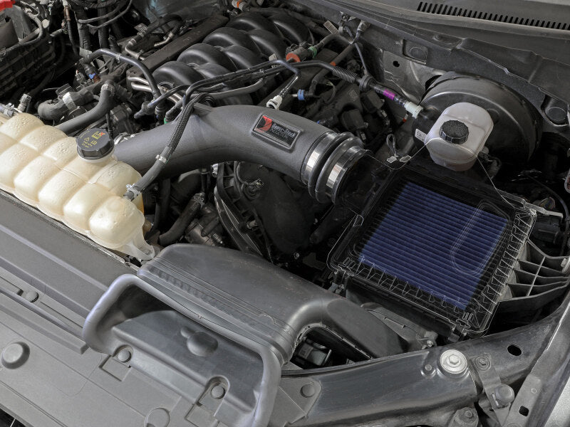 AFE Super Stock Induction System - aFe Super Stock Induction System Pro 5R Media 15-20 Ford F-150 V8-5.0L