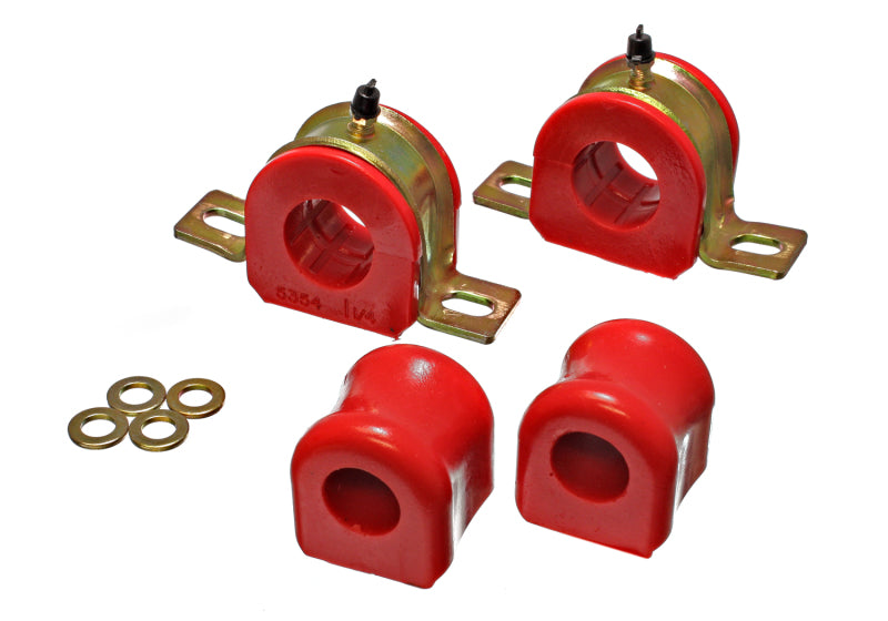 ES Sway Bar Bushings - Red - Energy Suspension 91-93 GM Syclone/Typhoon 4WD Red 32mm Fr Sway Bar Bushing Set
