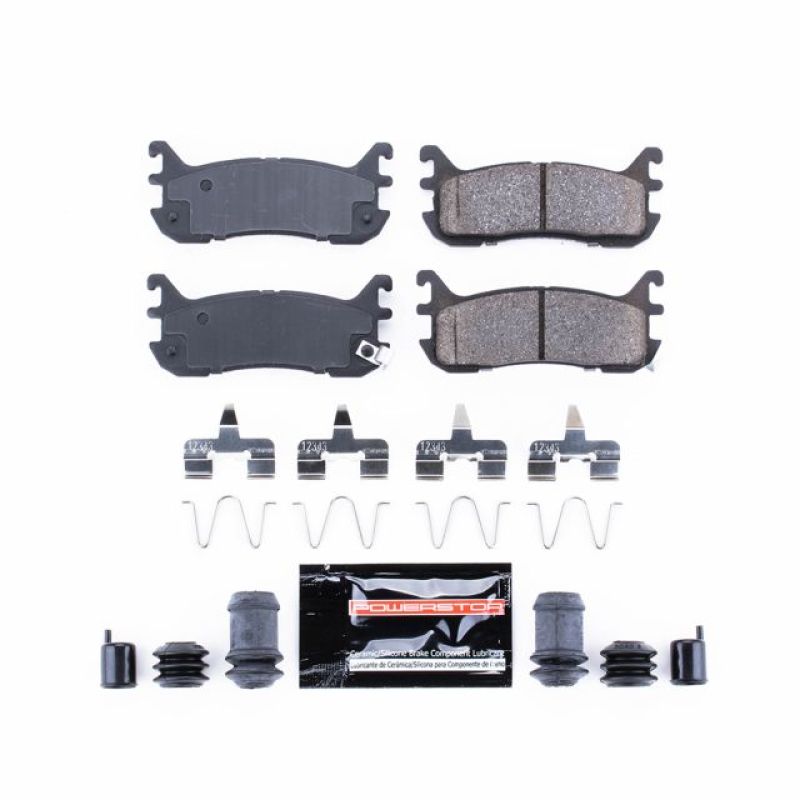 PSB Z23 Evolution Brake Pads - Power Stop 97-03 Ford Escort Rear Z23 Evolution Sport Brake Pads w/Hardware