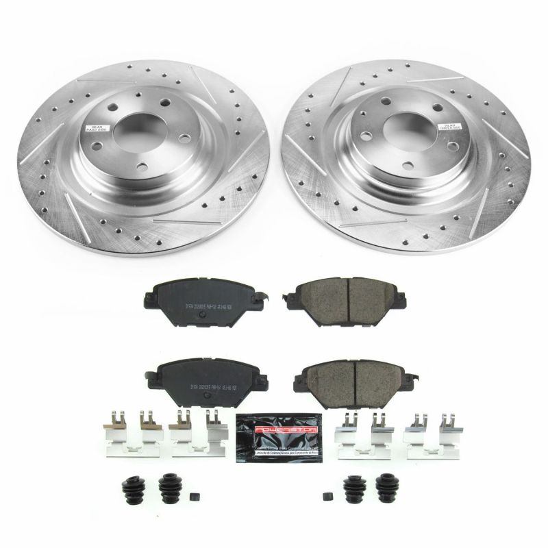 PSB Z23 Evolution Kit - Power Stop 16-19 Mazda CX-9 Rear Z23 Evolution Sport Brake Kit