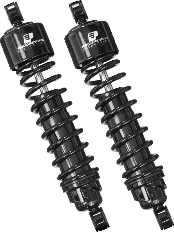 PGR 412 Shocks - Progressive Honda Monkey 412 Series Shocks 13.0in - Black