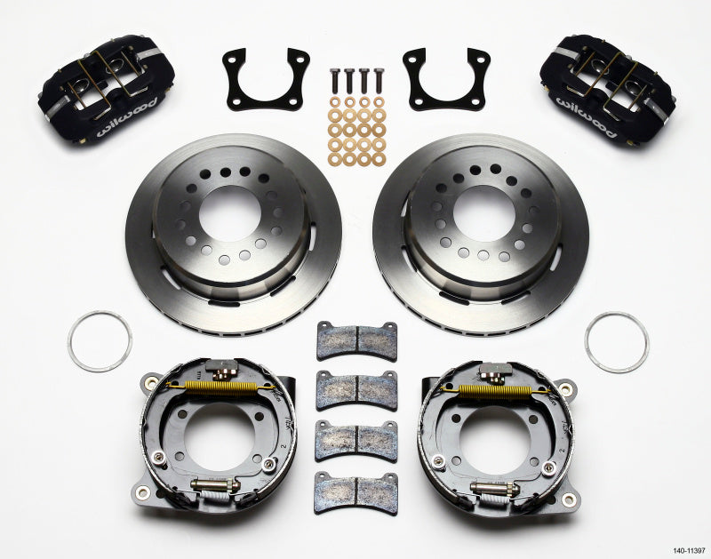 WIL Dynapro Brake Kit - Wilwood Dynapro Low-Profile 11.00in P-Brake Kit 58-64 Olds/Pontiac Ends 2.81in Offset