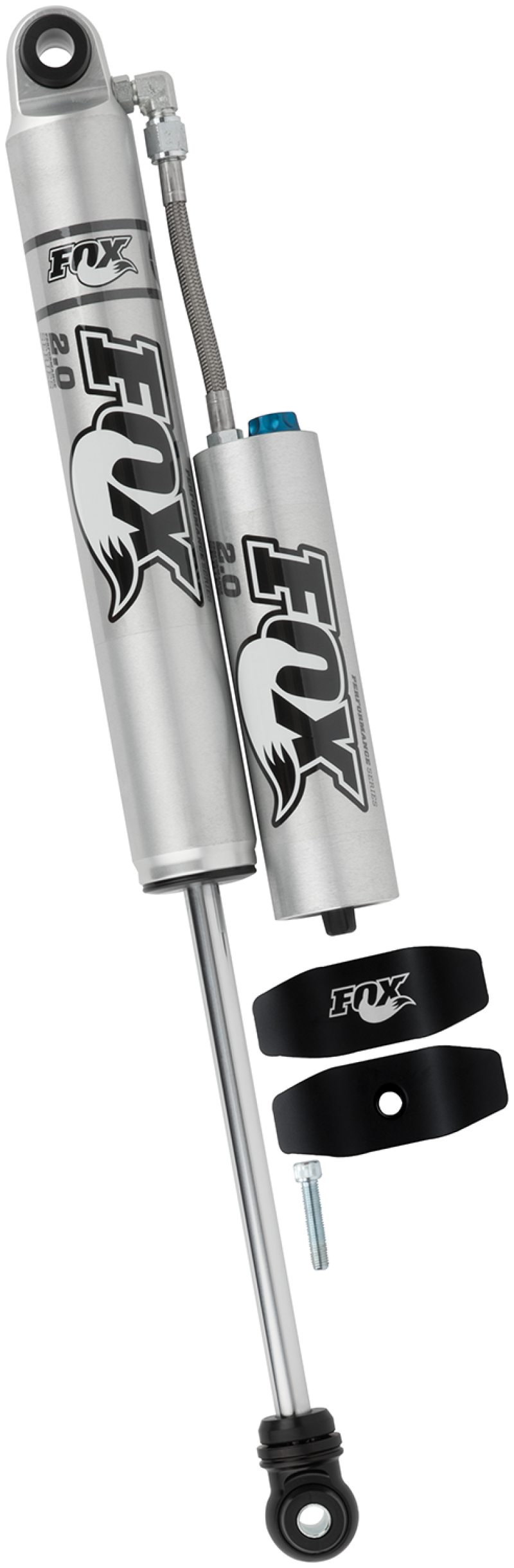 FOX 2.0 Perf Shock - Fox 99-04 Ford SD 2.0 Performance Series 9.6in Smooth Body R/R Front Shock w/CD Adj. / 1.5-3in. Lift