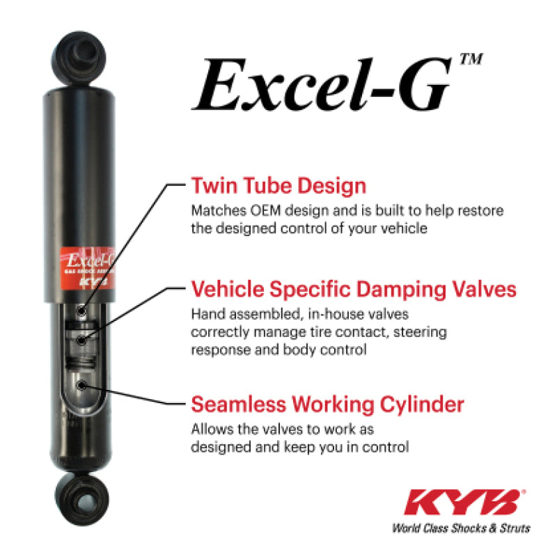 KYB Shock & Strut Excel-G - KYB 04-09 Mazda 3 (Exc. Mazdaspeed) / 06-15 Mazda 5 Excel-G Shock Assembly - Rear
